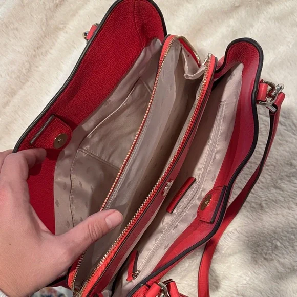 Kate Spade Vibrant Coral Shoulder Bag - Picture 2 of 10